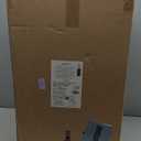 Amazon Basics Smudge Resistant Rectangular Trash Can With Soft-Close Foot Pedal, Brushed Stainless Steel, 50L/13.2 Gal, 16.7x14.7x25.9 in, Satin Nickel Finish