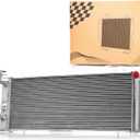 Aluminum Radiator for Jeep Cherokee 1991-2000 1992 1993 1994 1995 1996 1997 1998 1999, Jeep Comanche 1991-1992 2.5L l4 4.0L l6 MT, Aluminum Radiator for Jeep Cherokee Comanche