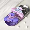 HAIMEIKANG 2 PCs Acrylic Bow Hair Claw Clips for Women - Cute Banana Non-Slip Strong Hold Barrettes Y2K Hair Clips for Thick Thin Hair