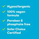 ECOS Laundry Detergent Liquid, 200 Loads - Dermatologist Tested Laundry Soap - Hypoallergenic, EPA Safer Choice Certified, Plant-Powered, Free & Clear, 100 Fl Oz (Pack of 2)