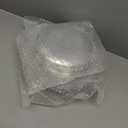 ISFANGCO 72Pcs Clear Plastic Plates with Gold Rim, Clear Disposable Plates, Hammered Party Plate Includes 36 Dinner and 36 Dessert Plates for Party & Wedding