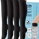 Walking Boot Socks, Walking Boot Liner Black & White & Grey Three Colours to Choose, 2/3/4 Pairs Three Quantities to Choose 21 Inc