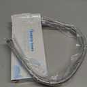 BWE 24-Inch Long Faucet Connector Braided Stainless Steel Supply Hose 3/8-Inch Female Compression Thread x M10 Male Connector, x 2 Pcs (1 Pair)