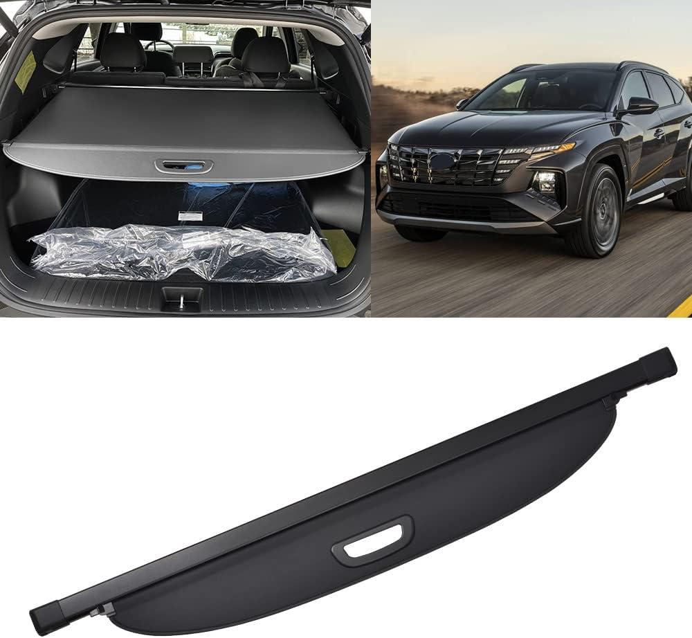 Compatible with Hyundai Tucson 2026 2025 2024 2023 2022 Rear Cargo Security Shade Cover Privacy Screen Retractable Rear Storage Waterproof Cargo Cover Luggage Security Shield Shade