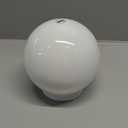 Aspen Creative 28002-41, 8" White Acrylic Replacement Lamp Post Globe with 3-3/4" Fitter Neck