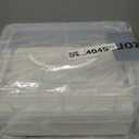 Gencywe Plastic Cupcake Carrier 24 Count, 2-Layer Cupcake Holder Carries with Lid & Handles, Cookie, Cake, Cupcake and Brownie Storage Carrier, Reusable Cupcake Box