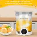 Ninja Swirl by CREAMi Ice Cream and Soft Serve Maker Pints and Lids - 1 Pack, Compatible with NC700/701 Series Ninja Swirl Ice Cream & Soft Serve Makers, BPA-Free & Dishwasher Safe, Grey Lids