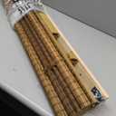 No Drill Cordless Bamboo Roman Shades, 35" W × 72" H, Highfield Teak
