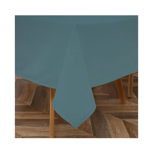 Majestic Giftware PVC Faux Leather Rectangle Tablecloths | (TCE14-54220) Light Green Waterproof & Spill Proof Dining Table Cover | Decorative Washable Tablecloth for Home, Kitchen, Party (54X220)