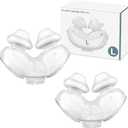 2 Pack Replacement Nasal Pillow Cushion for ResMed Airfit P10, Large, Compatiable with Orignal Airfit P10 Frame, Replacement Nasal Pillow CPAP Mask Cushion, Soft & Durable