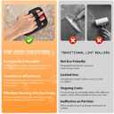 2 Pack Pet Hair Removal Gloves, Washable Electrostatic Cat and Dog Hair Remover for Furniture, Car Seats, Clothing, Curtains and Couches, Large 6.7x5.1 Inch Design