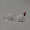 Maidenform Women's Full Coverage Strapless Underwire Bra (36DD, White)