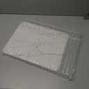 Stone Dish Drying Mats for Kitchen Counter (16x12In), Quick Dry Dish Drying Mat with Anti-Slip Pad, Absorbent Stone Dish Drying Mat, Match Any Countertop, White marble style, BPA Free, Designed in USA