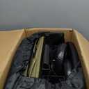 newyoo GlideTow TR18M Compact Travel Stroller for Infant, Lightweight Foldable Baby Stroller with Luggage Handle & Cup Holder, One-Hand Easy Fold, Near Lay Flat Recline Seat, Green