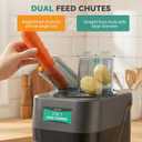 Newhai 3 in 1 Electric Vegetable Dicer Slicer Shredder Multifunctional Vegetable Chopper Automatic Veggie & Fruit Cutter Machine for Commercial & Home Use, 110V, 100W
