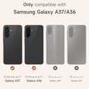SURITCH for Samsung Galaxy A37/A36 5G Case, Compatible with MagSafe, Shockproof Bumper Cover Slim Magnetic Protective Cases with Camera Cover & Adjustable Metal Kickstand for Galaxy A37/A36 5G, Black