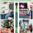 GreenHaven 2 Pack Golf Alignment Sticks 48 Inch Collapsible Golf Alignment Practice Rods for Aiming Putting Portable Golf Training Aid Full Swing Trainer Posture Corrector with Clear Storage Tube