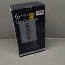 AMZCHEF Coffee Grinder, Coffee Bean Grinder for Home Use with Precise Grinding, LED Control Panel, Detachable Funnel Stand, Anti-static Design, 48 Grind Settings, Silver