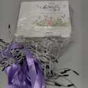 Spakon 25 Pack Butterfly Baby Shower Favors Gift Bags Goodie Bags with Handles and Bow Ribbon for Baby Shower Return Gift