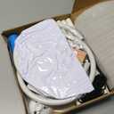 AerWo [Upgraded] Balloon Arch Kit 8.2FT & 6FT, Free Bending Top Half Balloon Arch Stand with Base, Floor Arch Backdrop Stand Frame for Lawn Yard Birthday Wedding Party Christmas Decorations