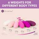 Kegel Exercise System - Pelvic Floor Exercises - Set of 6 Premium Silicone Kegel Exercise Weights & Control with Training Kit for Women: Beginners & Advanced ((Pack of 1) Basic Kegel Set)