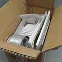 12" Ultra Quiet Bathroom Exhaust Fan with 6500K LED Light, 1.0 Sone 120 CFM, 10x10 Mount, 1500 LM Ceiling Ventilation Fan, Energy Efficient