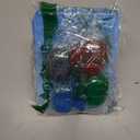 5 x Hxezoc 4 Pack Travel Toothbrush Head Covers Toothbrush Protector Cap Brush Pod Case Protective Portable Plastic Clip for Household Travel, Camping, Bathroom, School, Business (Blue, Green, Grey, Red)