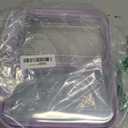 WELPIRT 4 pcs Clear Zipper Pouches,Hard Shell Zipper Case, Toiletry Bag for Travel, CLear Diaper Bag, Toiletry Pouch, Travel Organizer, Cosmetic Bag,Toy Storage Bins (M+3S) (Lavender)