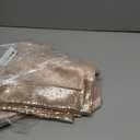 7ft x 7ft Champagne Sequin Backdrop Curtain Glitter Photo Booth Backdrop for Wedding Birthday Baby Shower Event Decor