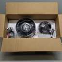 52 inch Black Ceiling Fans with Lights and Remote Control, Noiseless Modern Ceiling Fan for Bedroom, Living Room, Dining Room, Dimmable 3CCT 6-Speed ETL Listed