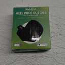 Plantar Fasciitis Gel Heel Protectors - Welnove Heel Cups for Women Men Heels Spur Pain Relief - Heel Inserts Pads for Achilles Tendonitis Dry Cracked Heel Support Cushion (W 4.5-9 / M 5-8) (Black)