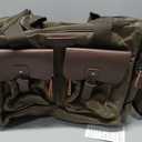Wildroad Waxed Canvas Duffle Bag - 50L Waterproof Weekender Overnight Travel Bag, Large-50l Duffle Bag