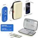 Diabetic Supplier Travel Case Bag - Hard Shell Carrying Case for Blood Glucose Monitor, Blood Sugar Monitor, Diabetes Testing Kit, Test Strips, Lancing Device, Insulin Pens, Syringes, EpiPens, Inhaler