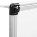 Amazon Basics Magnetic Dry Erase Whiteboard, 24" x 18", Aluminum Frame, Silver/White, Presentation Board for Writing Notes