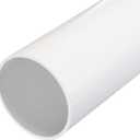 MECCANIXITY 4.3 Inch PVC Rigid Tube Round Pipe Hardware Tubing 101.6mm(4 Inch) ID 110mm OD 350mm White High Impact for Water Pipe Cable Sleeve