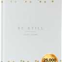 Daily Prayer Journal with Prompts | 90-Day Guided Devotional & Scripture Reflection | Bible Study and Spiritual Growth Tracker | Undated Faith Planner, 5.5x8" - White with Gold Dots