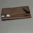 Leather Look Couch Arm Covers Set of 2 Armrest Covers for Sofa Chair Arm Protectors Stretch Armchair Slipcovers with Pockets Washable Spandex Fabric (Medium, Light Brown)