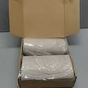 Lampshades Set of 2, Drum Lampshades 11.6" Top x 12.6" Bottom x 9.8" High, Seaside village Medium Lampshades (Spider Fitter), Beige Lampshades Natural Linen Hand Crafted, Easy Assembly Required