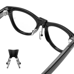 RCstyle HiBloks Eyeglass Nose Pads for Ray-Ban Meta Wayfarer Gen 1 & Gen 2(RW4006/RW4008/RW4012), Silicone Anti Slip Clip-on Glasses Nose Holder for RayBan Meta Gen 2 Smart Glasses (Split Type)