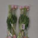 10 Pcs Fake Tulips Tulips Artificial Flowers Real Touch Fake Flowers Artificial Flower Bouquet for Home Table Party Wedding Decoration(Light Pink)