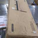 Marsail Queen Size Bed Frame, Sturdy and Durable with 12 Support Legs, 1300 lbs Capacity, Solid Wooden Upholstered Adjustable Headboard for 6"-12" Mattresses, Easy Assembly, Ideal Height, Dark Gray