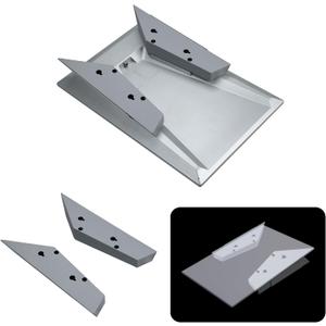 Roof Wedge Mount Kit for Starlink Performance Gen 3 Flat Dishy, Fits RV, Boat, Wood, Metal, Plastic or Slotted Vehicle Rails