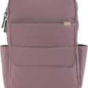 RED ROVR Roo Lightweight 1 LB Diaper Bag Backpack | 11 organizational pockets| Durable & Water-Resistant (Mauve)