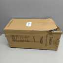 TomCare Toilet Paper Holder Stand with Shelf 4 Raised Feet Upgraded Free Standing Toilet Paper Roll Storage with Tissue Paper Dispenser Metal Bathroom Storage Organization (White)