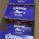 Kleenex Ultra Soft Facial Tissues, 8 Flat Boxes, 180 Tissues per Box, 3-Ply