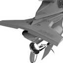 Classic Senior 2 Hydrofoils for 40-300 hp (Grey) - Stabilizer Fins for Outboard/Outdrive Motors - Made in The USA