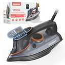 Amazon.com: IRONDAY Steam Iron for Clothes with LCD Screen, 1700W Iron Non-Stick Ceramic Soleplate, Auto Shutoff, Self-Cleaning, Anti-Drip, Steam Burst, Spray Mist 10.14oz Water Tank Ironing Clothes for Home,Grey : Home & Kitchen