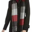 London Fog Woman Single - Breasted Peacoat With Scarf Pea Coat , Black, Large