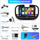 4+64G Car Radio Upgrade for Chrysler 300 300C 2015-2023, 9 Inch ISP Touch Screen Car Stereo, Wireless CarPlay Android Auto Bluetooth 5G WiFi, GPS Navigation Head Unit Multimedia Player, Backup Camera