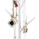 Branch Jewelry Rack With Rotatable Base and Storage Box Tree Tower Rack Hanging Organizer for Ring Earrings Necklace Bracelet,Suitable for living rooms, bathrooms,offices,etc.
